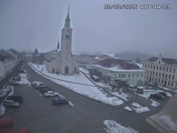 Náměstí, koste sv. Markéty