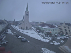 Náměstí, koste sv. Markéty