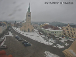 Náměstí, koste sv. Markéty