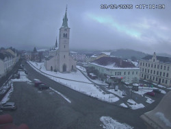 Náměstí, koste sv. Markéty