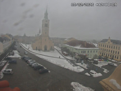 Náměstí, koste sv. Markéty