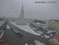 Náměstí, koste sv. Markéty