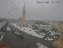 Náměstí, koste sv. Markéty