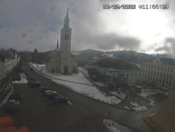 Náměstí, koste sv. Markéty