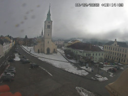 Náměstí, koste sv. Markéty