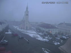 Náměstí, koste sv. Markéty