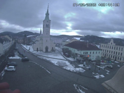 Náměstí, koste sv. Markéty