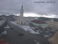 Náměstí, koste sv. Markéty