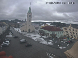 Náměstí, koste sv. Markéty