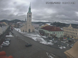 Náměstí, koste sv. Markéty