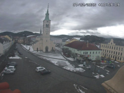 Náměstí, koste sv. Markéty