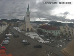 Náměstí, koste sv. Markéty