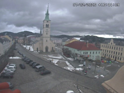 Náměstí, koste sv. Markéty