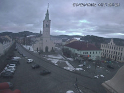 Náměstí, koste sv. Markéty