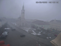 Náměstí, koste sv. Markéty