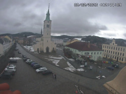 Náměstí, koste sv. Markéty