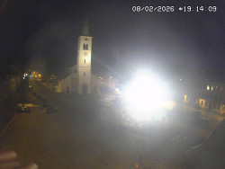 Náměstí, koste sv. Markéty