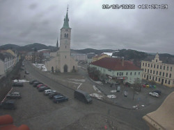 Náměstí, koste sv. Markéty