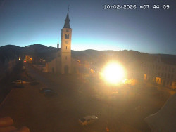 Náměstí, koste sv. Markéty