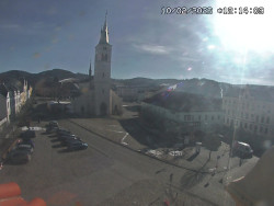 Náměstí, koste sv. Markéty