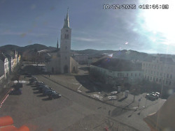 Náměstí, koste sv. Markéty