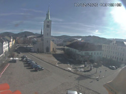 Náměstí, koste sv. Markéty