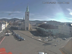 Náměstí, koste sv. Markéty