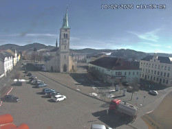 Náměstí, koste sv. Markéty