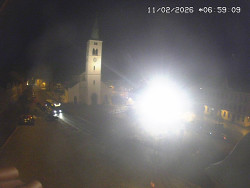 Náměstí, koste sv. Markéty