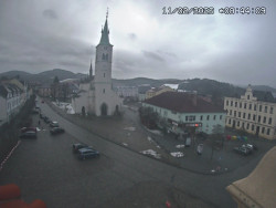 Náměstí, koste sv. Markéty