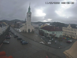 Náměstí, koste sv. Markéty