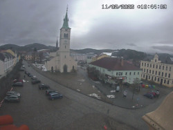 Náměstí, koste sv. Markéty