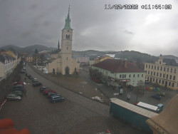 Náměstí, koste sv. Markéty