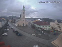 Náměstí, koste sv. Markéty