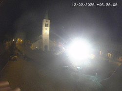 Náměstí, koste sv. Markéty