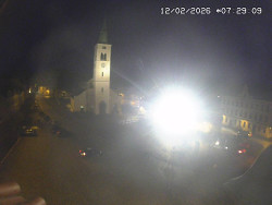 Náměstí, koste sv. Markéty