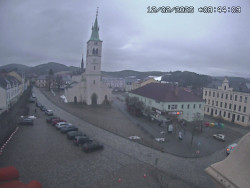 Náměstí, koste sv. Markéty