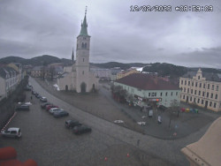 Náměstí, koste sv. Markéty