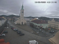 Náměstí, koste sv. Markéty