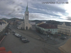 Náměstí, koste sv. Markéty