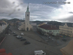 Náměstí, koste sv. Markéty