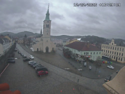 Náměstí, koste sv. Markéty