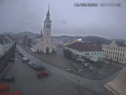 Náměstí, koste sv. Markéty