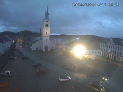 Náměstí, koste sv. Markéty