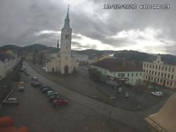 Náměstí, koste sv. Markéty