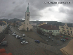 Náměstí, koste sv. Markéty