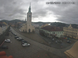 Náměstí, koste sv. Markéty