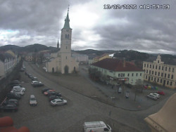 Náměstí, koste sv. Markéty