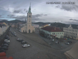 Náměstí, koste sv. Markéty