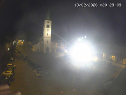 Náměstí, koste sv. Markéty